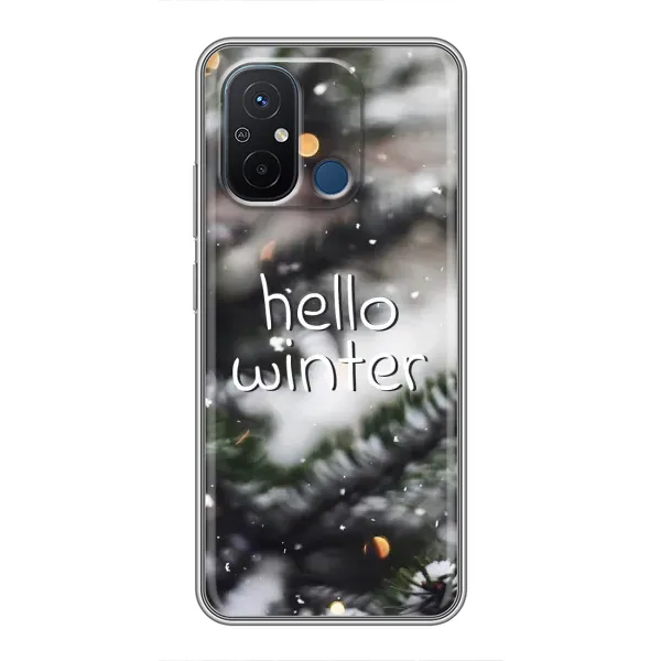 Чехол с принтом «Hello winter» для Xiaomi Redmi 12C Чехол с принтом «Hello winter» для Xiaomi Redmi 12C