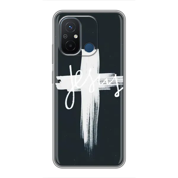 Чехол с принтом «Иисус» для Xiaomi Redmi 12C Чехол с принтом «Иисус» для Xiaomi Redmi 12C