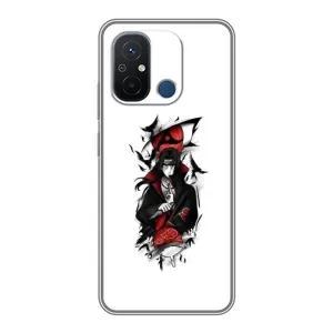 Чехлы на тему: Итачи Учиха для Xiaomi Redmi 12C (AlphaPrint) (Итачи с атрибутами)