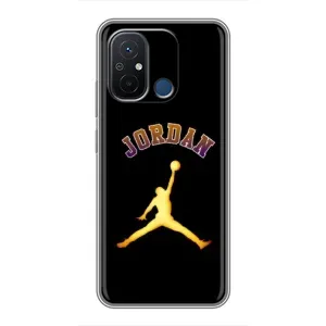 Чехлы для Xiaomi Redmi 12C - с картинкой JORDAN (AlphaPrint) (Jordan Gold)