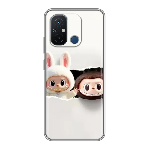 Чохол з принтом «Лабубу» для Xiaomi Redmi 12C