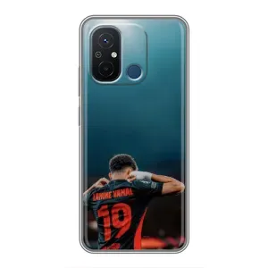 Чехол с футболистом Ламин Ямаль Xiaomi Redmi 12C (Ламин 19)