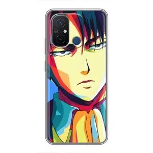 Чехлы Персонажи Аниме Наруто для Xiaomi Redmi 12C (AlphaPrint) (Леви Аккерман)