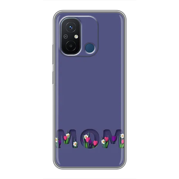 Чехол с принтом «Мама в цветах» для Xiaomi Redmi 12C