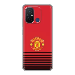 Чехол Манчестер Юнайтед для Редми 12с (AlphaPrint) (manchester united)