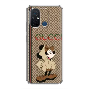 Чехлы ГУЧЧИ для Редми 12с (AlphaPrint) (Mickey GUCCI)