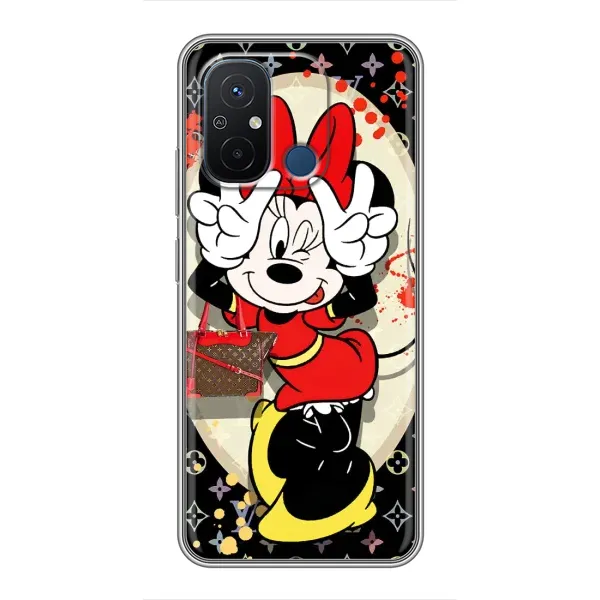 Чехол с принтом «Минни peace» для Xiaomi Redmi 12C