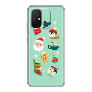 Новогодние Чехлы для Редми 12с (VPrint) (Настроение НГ)