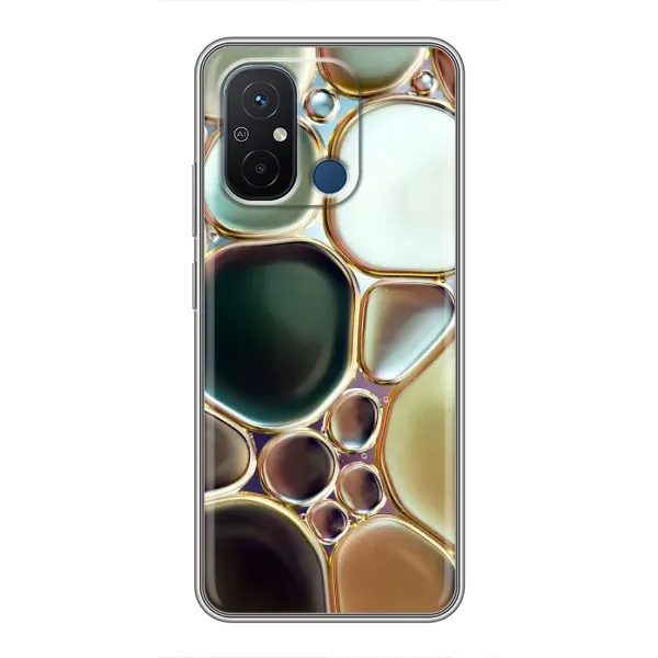Чехол с принтом «Радужный Мрамор» для Xiaomi Redmi 12C