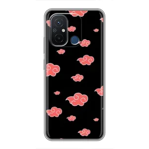 Чехлы Персонажи Аниме Наруто для Xiaomi Redmi 12C (AlphaPrint) (Тучки Аниме)