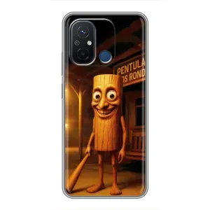 Чехол с мемом Тралалело тралала на Xiaomi Redmi 12C (Тунг тунг сахур)