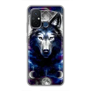Защитные чехлы для Редми 12с (AlphaPrint) (ХИТ продаж) ВОЛК (Волк)