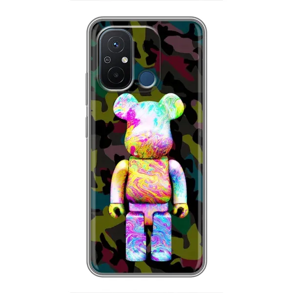Чехол с принтом «Яркий Bearbrick» для Xiaomi Redmi 12C