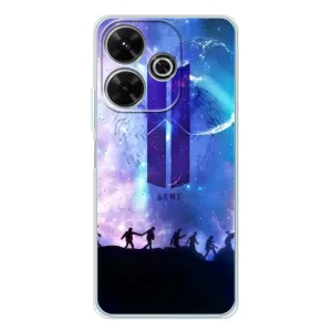 Чехлы BTS для Xiaomi Redmi 13 (AlphaPrint) (Army BTS)