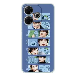 Чехлы BTS для Xiaomi Redmi 13 (AlphaPrint) (Bangtan)