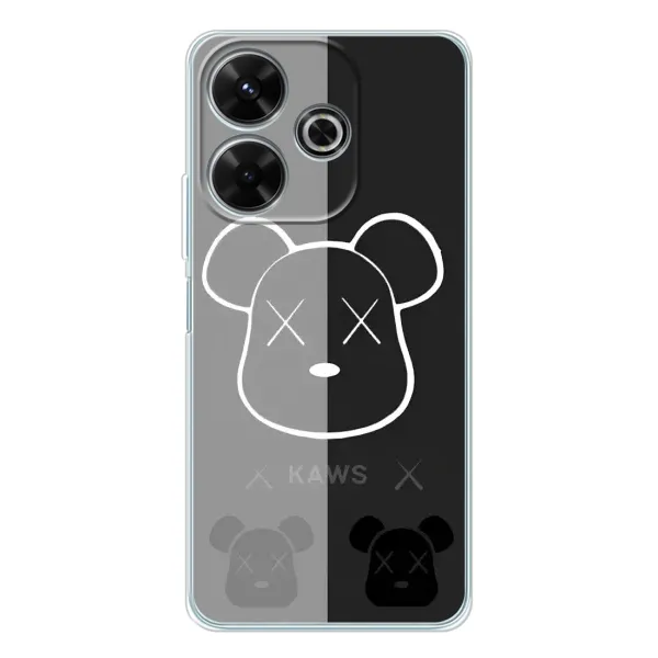 Чохол з принтом «БеарБрік очі» для Xiaomi Redmi 13