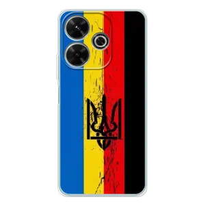 Украинские Чехлы для Xiaomi Redmi 13 с картинкой УПА (AlphaPrint) (Флаг УПА)