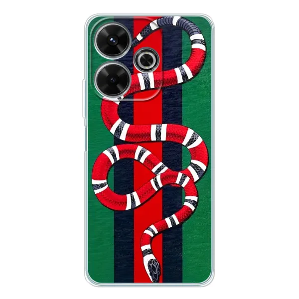Чехол с принтом «Gucci змия» для Xiaomi Redmi 13