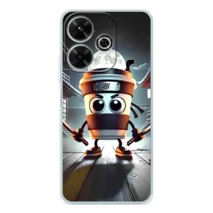 Чохол з мемом Тралалело тралала на Xiaomi Redmi 13 (Капучіно асасіно)