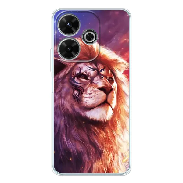 Чехол с принтом «Красочный Лев» для Xiaomi Redmi 13