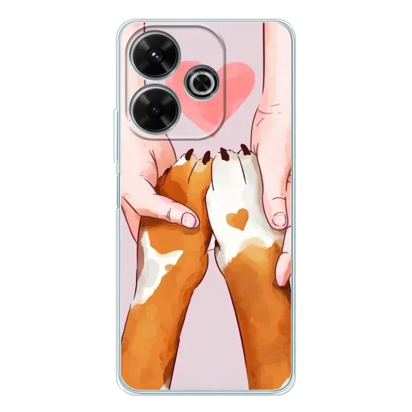 Чохол з принтом «Любовь до собак» для Xiaomi Redmi 13 Чохол з принтом «Любовь до собак» для Xiaomi Redmi 13