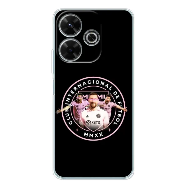 Чохол з принтом «Мессі в лого» для Xiaomi Redmi 13 Чохол з принтом «Мессі в лого» для Xiaomi Redmi 13