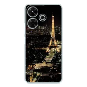 Чехол Эйфелева Башня для Xiaomi Redmi 13 - (AlphaPrint) (Ночной Париж)