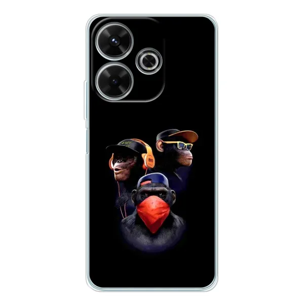 Чохол з принтом «Три мавпи» для Xiaomi Redmi 13 Чохол з принтом «Три мавпи» для Xiaomi Redmi 13