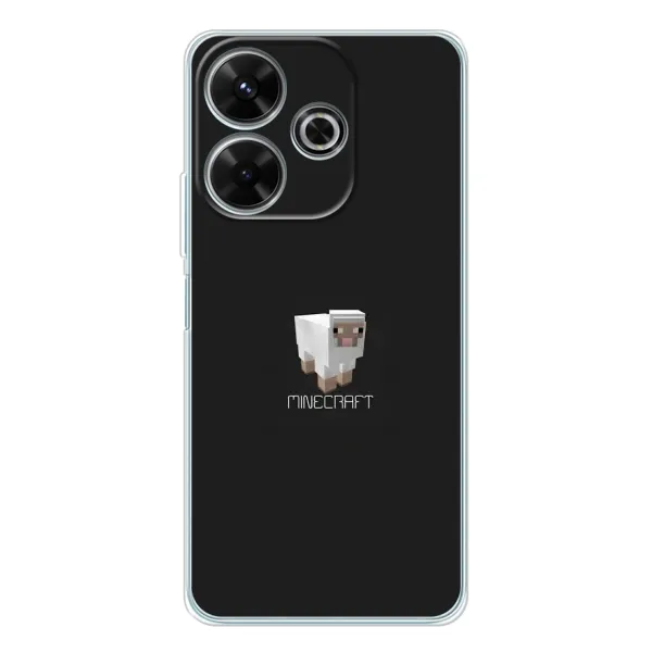 Чехол с принтом «Овечка Майнкрафт» для Xiaomi Redmi 13