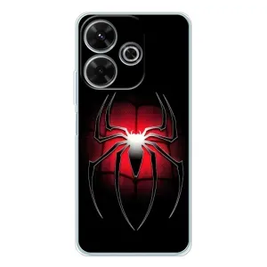 Чехол с человеком пауком для Xiaomi Redmi 13 - (AlphaPrint) (Паук марвел)