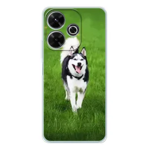 Чохол з Хаскі Xiaomi Redmi 13 - (AlphaPrint) (Радісний Хаскі)