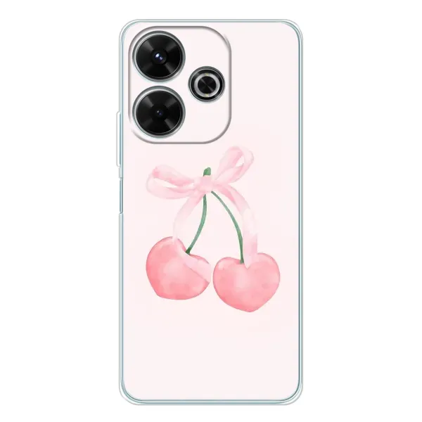 Чехол с принтом «Розовые вишни» для Xiaomi Redmi 13 Чехол с принтом «Розовые вишни» для Xiaomi Redmi 13