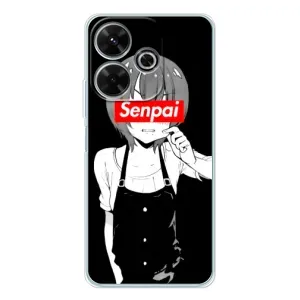 Чехлы Персонажи Аниме Наруто для Xiaomi Redmi 13 (AlphaPrint) (Senpai)