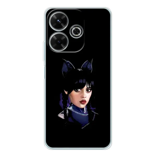 Чехол с принтом «серьезная Уэнздей» для Xiaomi Redmi 13