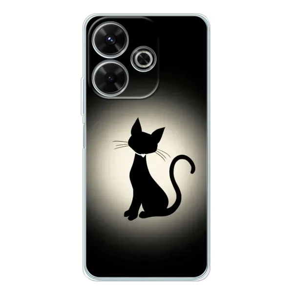 Чохол з принтом «Силует котика» для Xiaomi Redmi 13 Чохол з принтом «Силует котика» для Xiaomi Redmi 13