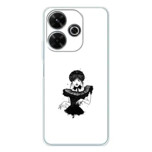 Чехлы Венсдей на Xiaomi Redmi 13 Уэнсдей (AlphaPrint) (танец Уэнздей)