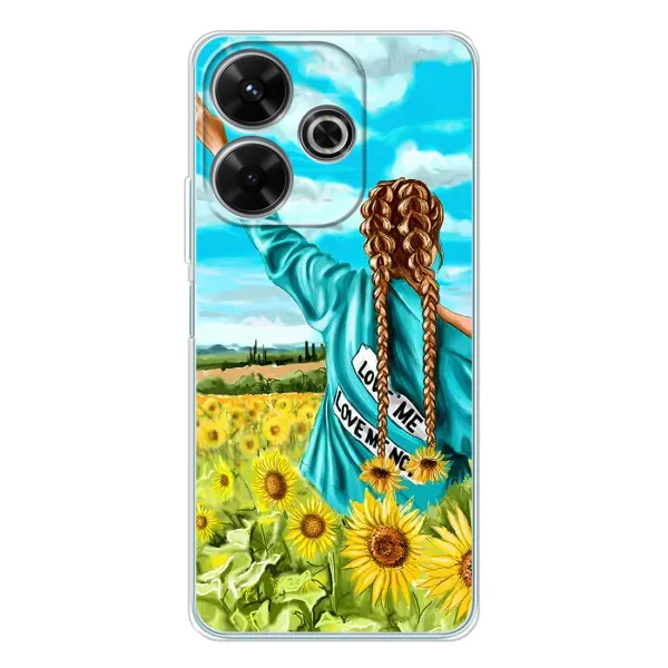 Чехол с принтом «Украиночка» для Xiaomi Redmi 13