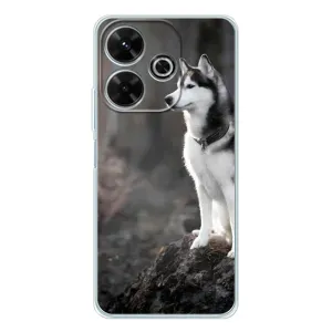 Чохол з Хаскі Xiaomi Redmi 13 - (AlphaPrint) (Вірний собака)