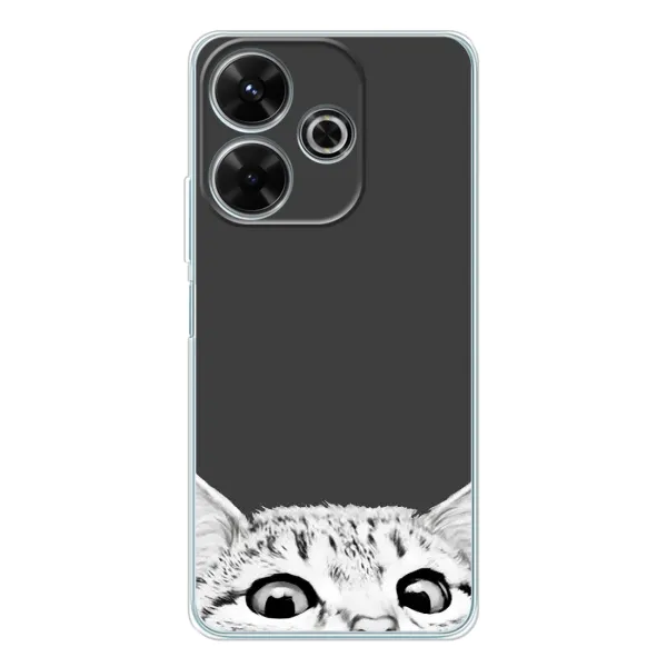 Чехол с принтом «Выглядывает кот» для Xiaomi Redmi 13 Чехол с принтом «Выглядывает кот» для Xiaomi Redmi 13