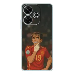 Чохол з футболістом Ламін Ямаль Xiaomi Redmi 13 (Ямаль аніме)