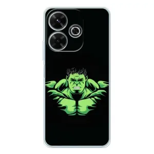 Чехлы с героями Марвел Xiaomi Redmi 13 (VPrint) (Зелёный Халк)