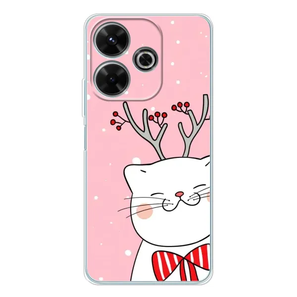 Чехол с принтом «Зимний кот» для Xiaomi Redmi 13 Чехол с принтом «Зимний кот» для Xiaomi Redmi 13