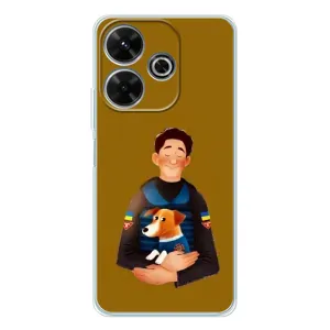 Чехлы с картинкой собаки Патрон для Xiaomi Redmi 13 (AlphaPrint) (ЗСУ Патрон)