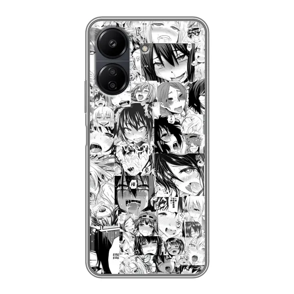 Чохол з принтом «Ahegao manga» для Xiaomi Redmi 13C Чохол з принтом «Ahegao manga» для Xiaomi Redmi 13C
