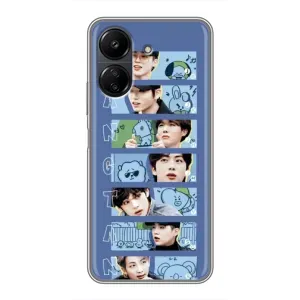 Чохли BTS для Xiaomi Redmi 13C (AlphaPrint) (Bangtan)