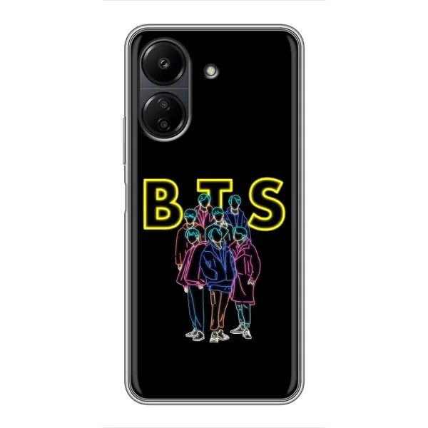 Чохол з принтом «BTS стайл» для Xiaomi Redmi 13C Чохол з принтом «BTS стайл» для Xiaomi Redmi 13C