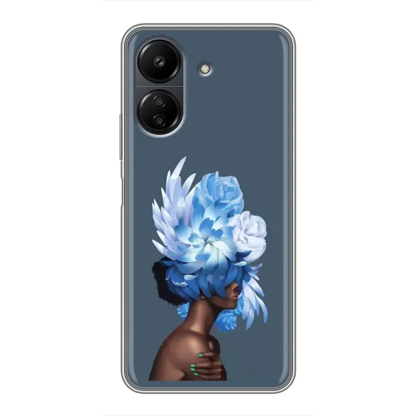 Чохол з принтом «Квіти на голові» для Xiaomi Redmi 13C Чохол з принтом «Квіти на голові» для Xiaomi Redmi 13C