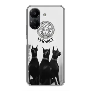 Чохли VERSACE для Xiaomi Redmi 13C (PREMIUMPrint) (Доберман Версаче)