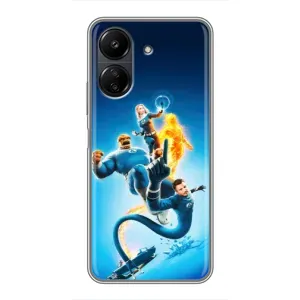 Чехол с принтом Фантастическая четверка для Xiaomi Redmi 13C (Герои Фантастическая Четверка)
