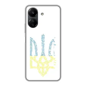 Чохли для Xiaomi Redmi 13C Укр. Символіка (AlphaPrint) (Герб з букв)